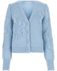 Cecilie Bahnsen☆Cable Knitカーディガン harpoonharry.com