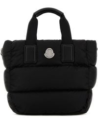 Moncler - Black Fabric Mini Caradoc Handbag - Lyst