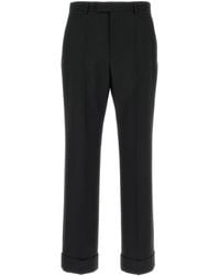 Valentino Garavani - Black Wool Pant - Lyst