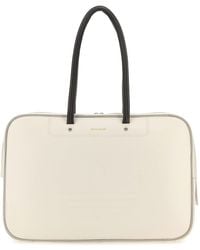 adidas Originals - Ivory Leather X Wales Bonner Travel Bag - Lyst