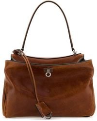 Balenciaga - Caramel Leather Small Rodeo Handbag - Lyst