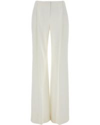 Ermanno Scervino - White Crepe Palazzo Pant - Lyst