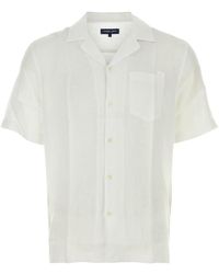 Frescobol Carioca - Camicia Angelo in lino bianco - Lyst