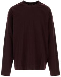 Dries Van Noten - Grape Cotton Oversize Hegland T-shirt - Lyst