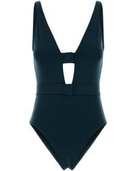 Eres - Petrol Blue Stretch Nylon Exception Swimsuit - Lyst