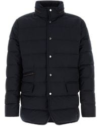 Moorer - Midnight Blue Polyester Blend Ilvo Down Jacket - Lyst
