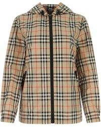 Burberry - Vintage Checked Hood Jacket - Lyst