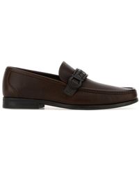 Ferragamo - Leather Loafers - Lyst