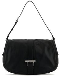 McQueen - Leather Maxi Satchel Shoulder Bag - Lyst