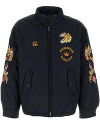 BARACUTA ENGLAND - Navy Blue Nylon Jacket - Lyst