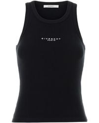 Givenchy - Stretch Cotton Tank Top - Lyst