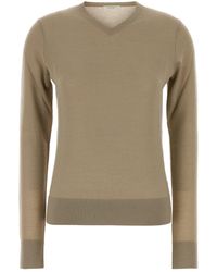 The Row - Cappuccino Cashmere Blend Ondre Sweater - Lyst