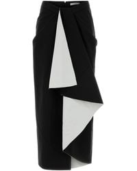 Givenchy - Wool Blend Skirt - Lyst