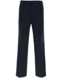 PT Torino - Midnight Blue Cotton Blend Pant - Lyst