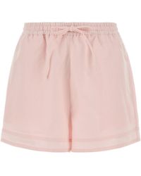 LeKasha - Pink Linen Shorts - Lyst