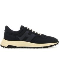Hogan - Midnight Blue Leather Sneakers - Lyst