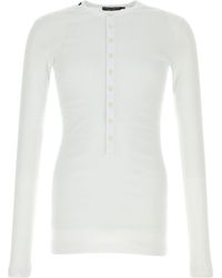 Dolce & Gabbana - White Stretch Cotton T-shirt - Lyst