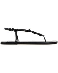 Jil Sander - Leather Tangle Sandals - Lyst