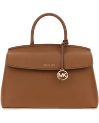 MICHAEL Michael Kors - Brown Leather Hamilton Handbag - Lyst