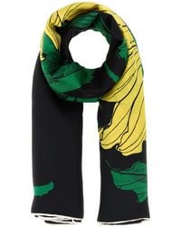McQueen - Foulard in seta stampata - Lyst