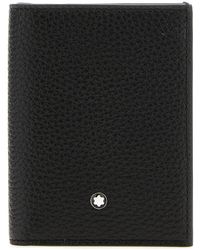 Montblanc - Black Leather Wallet - Lyst