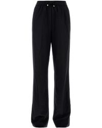 Moncler - Wool-Blend Straight-Leg Trousers - Lyst
