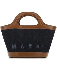 Marni Leather Borsa A Mano | Lyst
