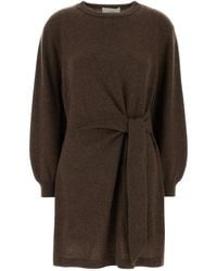 Lisa Yang - Brown Cashmere Abrielle Sweater Dress - Lyst