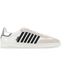 DSquared² - White Nappa Leather Boxer Sneakers - Lyst