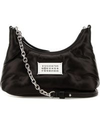 Maison Margiela - Nappa Leather Micro Glam Slam Hobo Shoulder Bag - Lyst