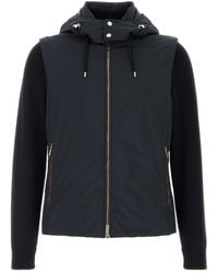 Moorer - Dark Blue Polyester Evan Down Jacket - Lyst