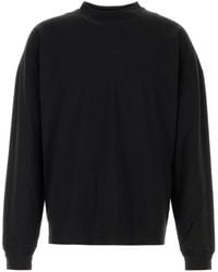 The Row - Mock Collar T-Shirts - Lyst