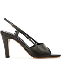 Miu Miu - Sandali in pelle nera - Lyst