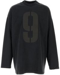 Fear Of God - Slate Cotton Oversize T-shirt - Lyst