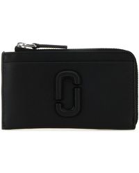 Marc Jacobs - Portacarte in pelle nera - Lyst