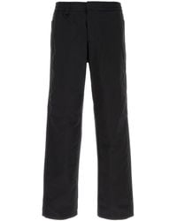Herno - Black Cotton Blend Pant - Lyst