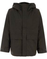 Nanamica - Slate Polyester Raincoat - Lyst