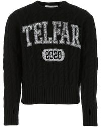 Telfar Black Wool Ble
