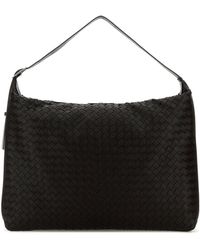 Bottega Veneta - Borsa da viaggio grande in pelle testa di moro - Lyst