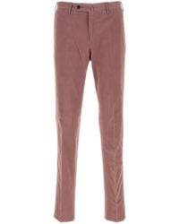 PT Torino - Antiqued Pink Stretch Modal Blend Pant - Lyst