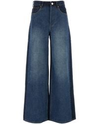 Camilla & Marc - Two-tone Denim Palma Wide-leg Jeans - Lyst