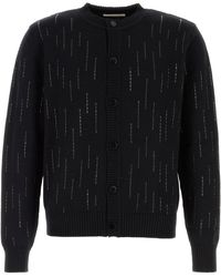 Ernest W. Baker - Black Wool Cardigan - Lyst