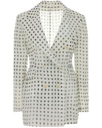 Ermanno Scervino - Printed Organza Blazer - Lyst