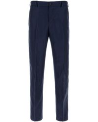 PT Torino - Blue Wool Blend Michael Pant - Lyst