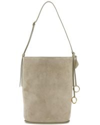 Alaïa - Dove Suede Bucket Bag - Lyst