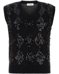 Ernest W. Baker - Black Wool Vest - Lyst