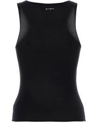 GIMAGUAS Cala Tank Top in Black | Lyst
