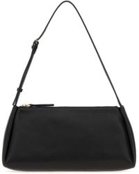 Calvin Klein - Borsa a spalla in pelle nera - Lyst