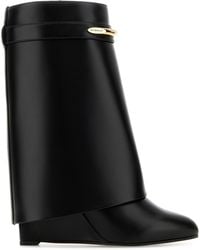 Givenchy - Solid Heeled Boots - Lyst