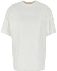 Valentino Garavani - White Cotton Blend T-shirt - Lyst